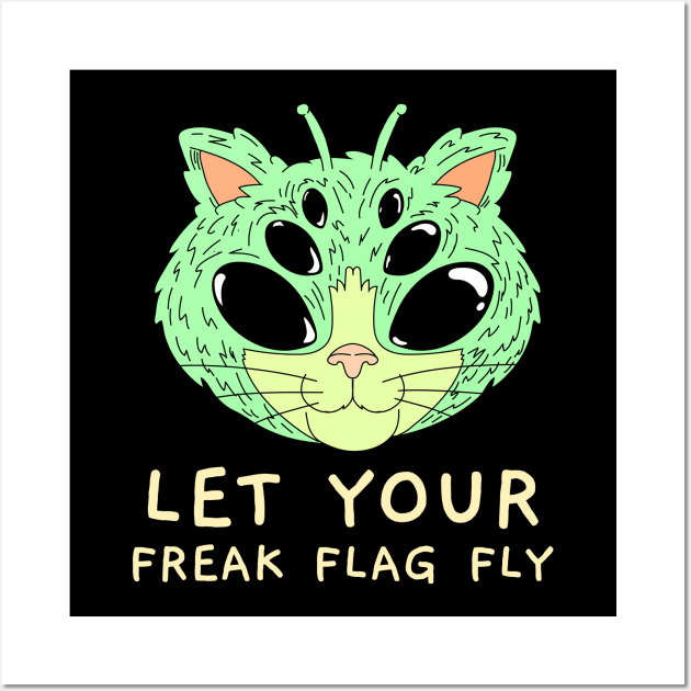 Let Your Freak Flag Fly Wall Art by Joco Studio